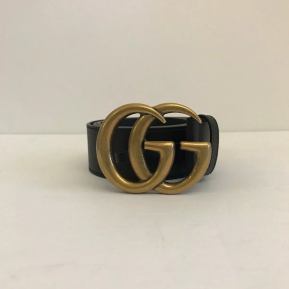 Gucci Black Belt GG Buckle Size 90cm/36in main image 7